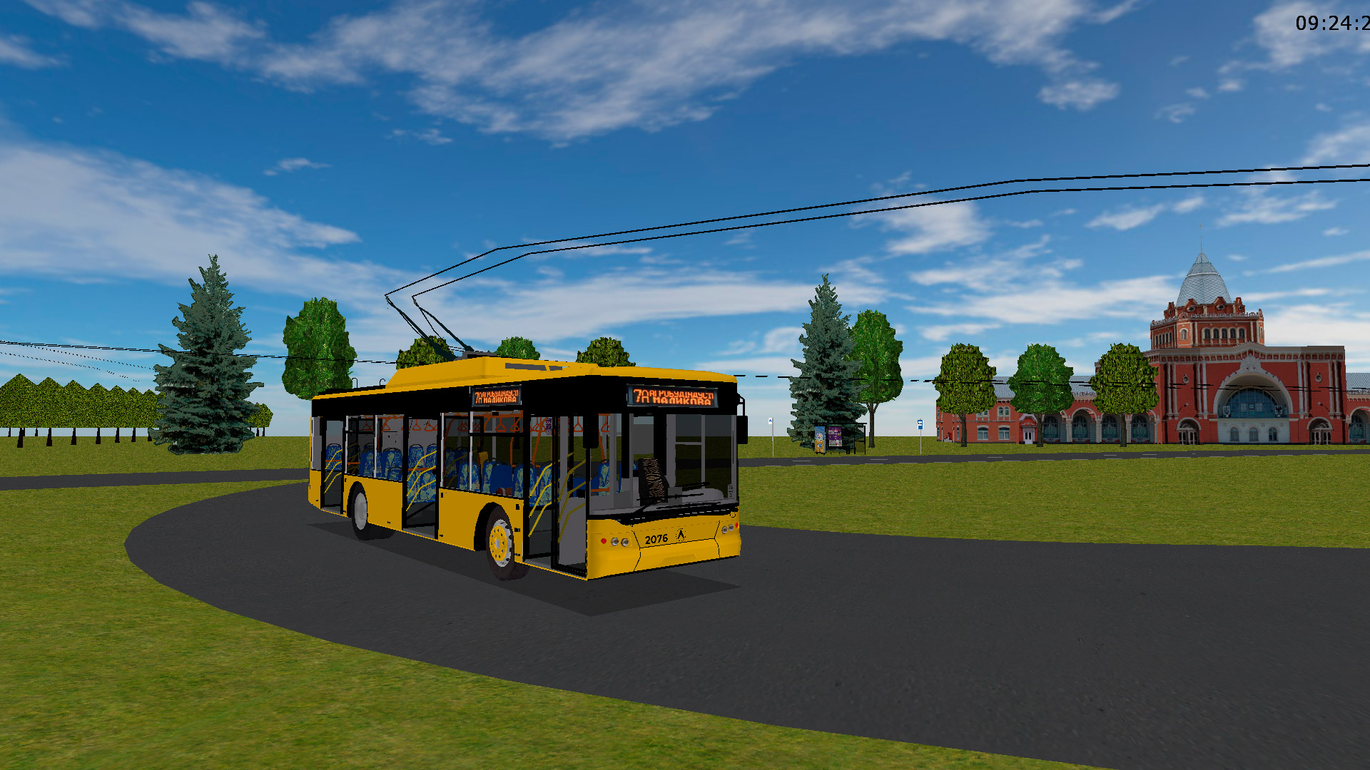 Житомир, ЛАЗ E183D1 № 2076 (маршрут № 7А) Житомир, ЛАЗ E183D1 № 2076 (маршрут № 7А)