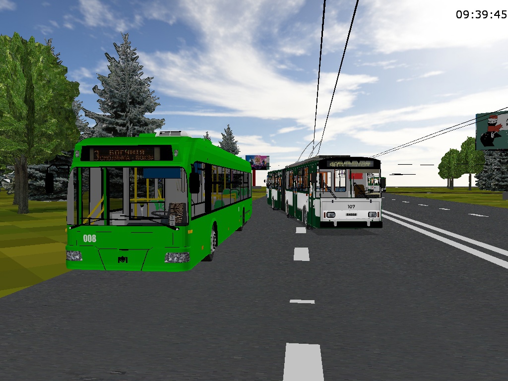 Житомир, БКМ 321 № 008 (маршрут № 3)
Житомир, Škoda 15TrM № 107 (маршрут № 4А) Житомир, БКМ 321 № 008 (маршрут № 3)
Житомир, Škoda 15TrM № 107 (маршрут № 4А)