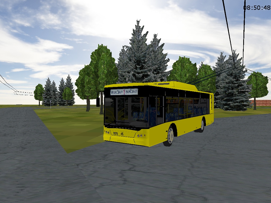 Житомир, ЛАЗ E183D1 № 2076 (маршрут № 1) Житомир, ЛАЗ E183D1 № 2076 (маршрут № 1)