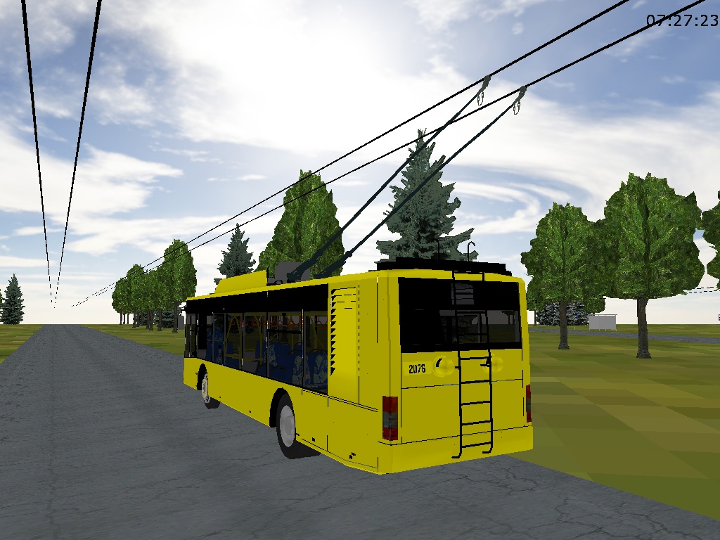 Житомир, ЛАЗ E183D1 № 2076 (маршрут № 3) Житомир, ЛАЗ E183D1 № 2076 (маршрут № 3)