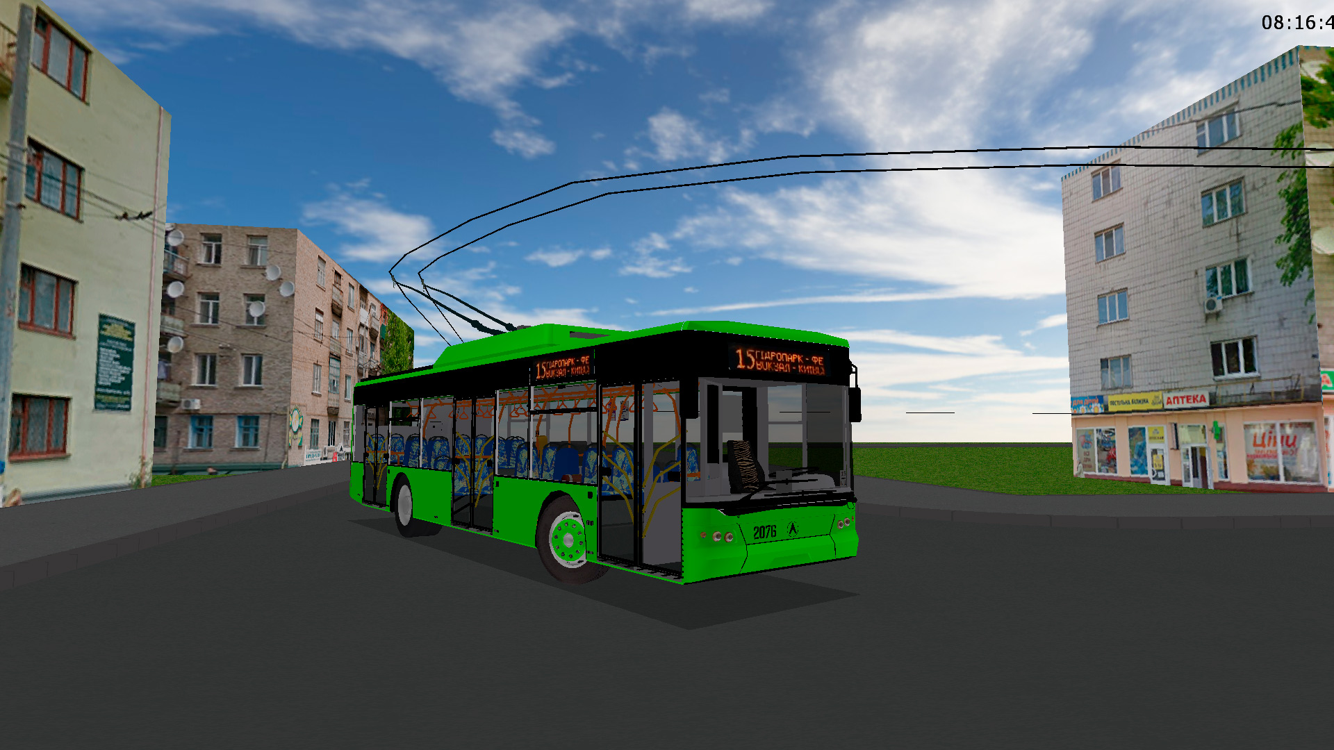 Житомир, ЛАЗ E183D1 № 2076 (маршрут № 15) Житомир, ЛАЗ E183D1 № 2076 (маршрут № 15)