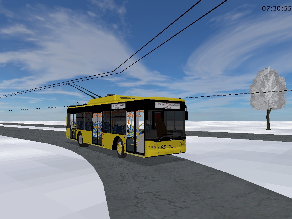 Житомир, ЛАЗ E183D1 № 2076 (маршрут № 3) Житомир, ЛАЗ E183D1 № 2076 (маршрут № 3)