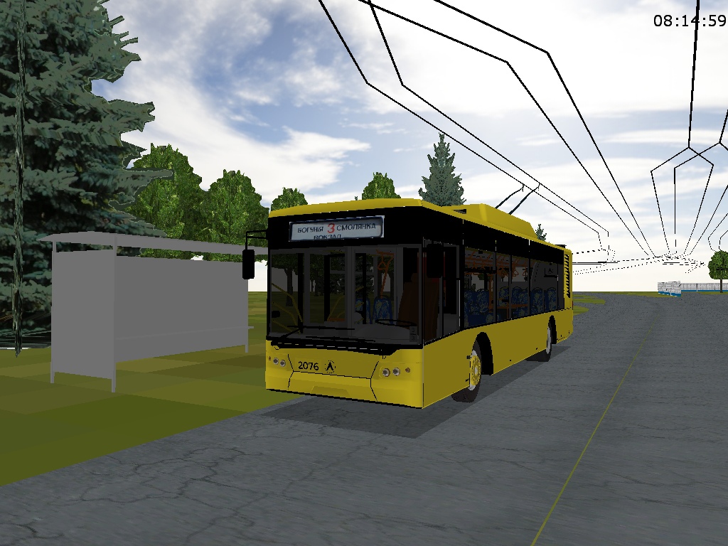 Житомир, ЛАЗ E183D1 № 2076 (маршрут № 3) Житомир, ЛАЗ E183D1 № 2076 (маршрут № 3)